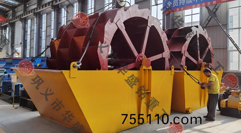 輪鬭式洗砂機