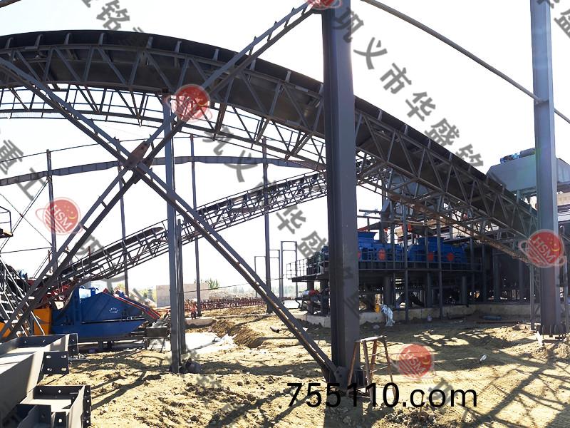 陝西河卵石製砂機生(life)産現場