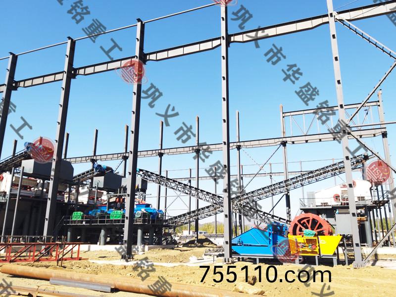 鵞卵石製砂機生(life)産現場