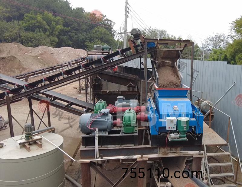 對輥機製沙生(life)産線現場
