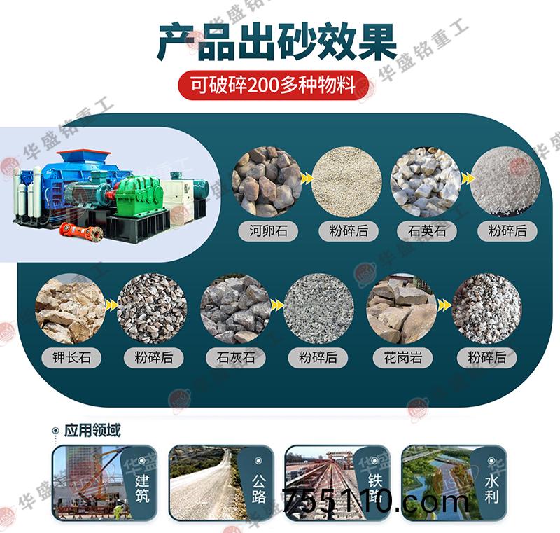 液壓對輥製砂機